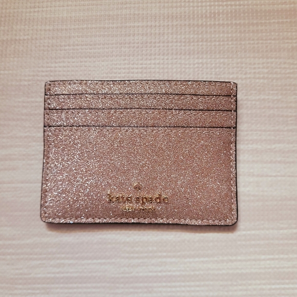 Boxed Kate Spade Rose Gold Card Holder - Picture 2 of 9